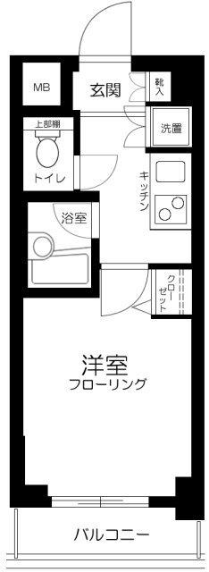 ミリオンガーデン小石川 間取り図画像