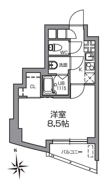 Eno de豪徳寺（101） 間取り図画像