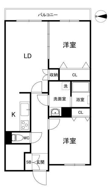 ユーコート東武練馬（402） 間取り図画像