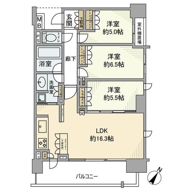 アデニウム新小岩Ⅱ（1202） 間取り図画像