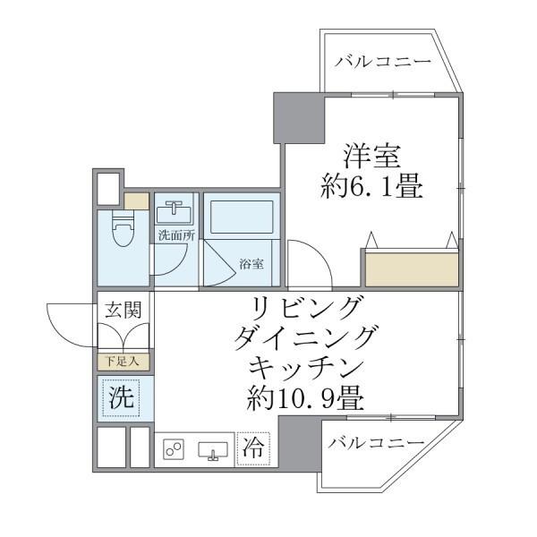 ＩＳＭ石神井公園（404） 間取り図画像