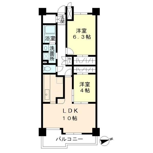 グリーンヒルズ目白（702） 間取り図画像
