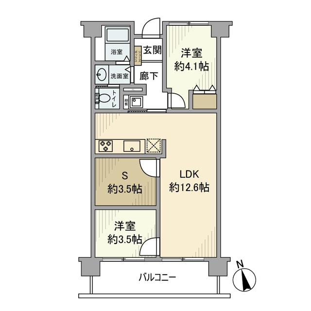 白金台ローヤルコーポ 間取り図画像