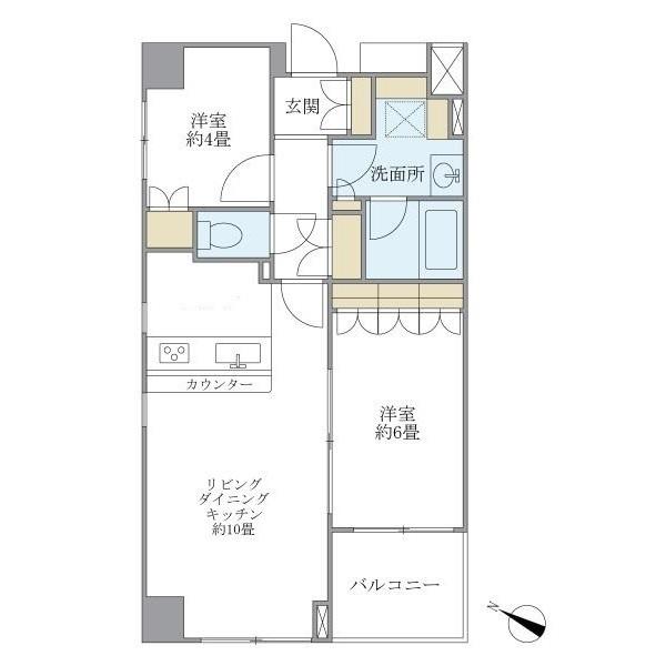 プレミアコート桜台（103） 間取り図画像