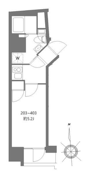 シティウォーク練馬（0203） 間取り図画像
