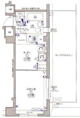 日神デュオステージ笹塚西館（209） 間取り図画像