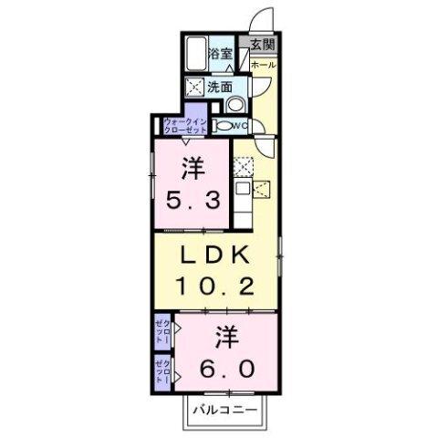 サン番館（101） 間取り図画像