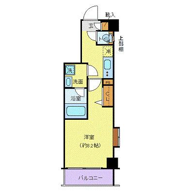 プレール・ドゥーク潮見Ⅱ（401） 間取り図画像