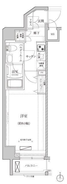 レアライズ巣鴨（701） 間取り図画像
