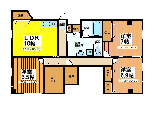 アークビル西新宿（302） 間取り図画像