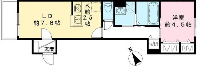 メゾン・ココン（Nearly ZEH/ZEH賃貸）（101号室） 間取り図画像