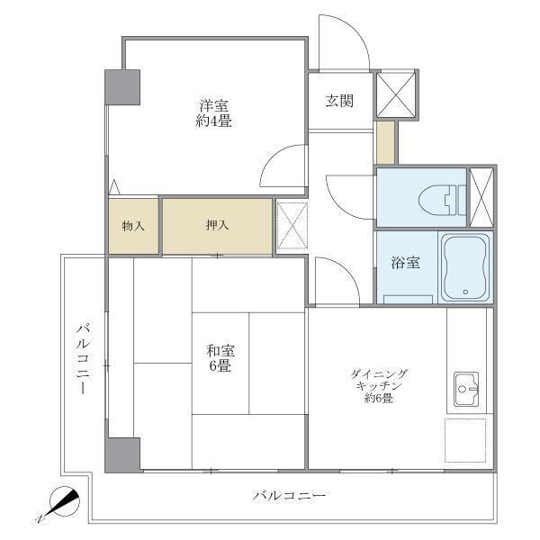 グランデュール六義園（301） 間取り図画像
