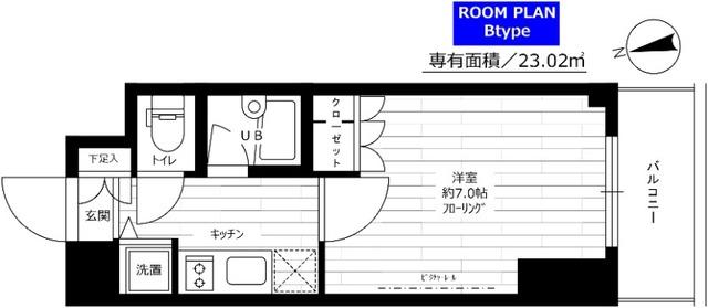 グランドコンシェルジュ大森西 間取り図画像