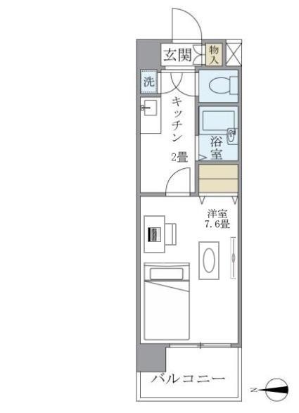 イーストコート芝（1004） 間取り図画像