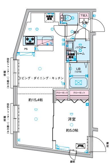 GENOVIA根津（0101） 間取り図画像