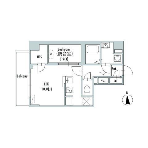 GRAN PASEO上野御徒町（401） 間取り図画像