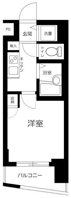 スカイコート後楽園ＥＡＳＴ 間取り図画像
