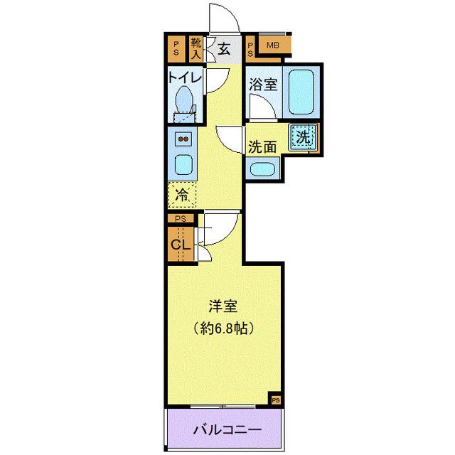 プレール・ドゥーク中野南台（208） 間取り図画像