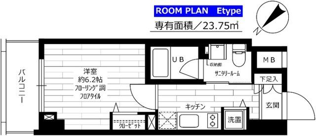 グランドコンシェルジュ早稲田 間取り図画像