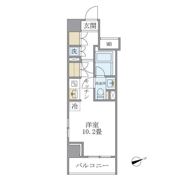 Ｂｒｉｌｌｉａ　ｉｓｔ　銀座東（1103） 間取り図画像
