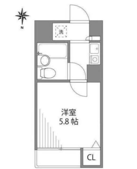 THE OAKS自由が丘Luxe（201） 間取り図画像