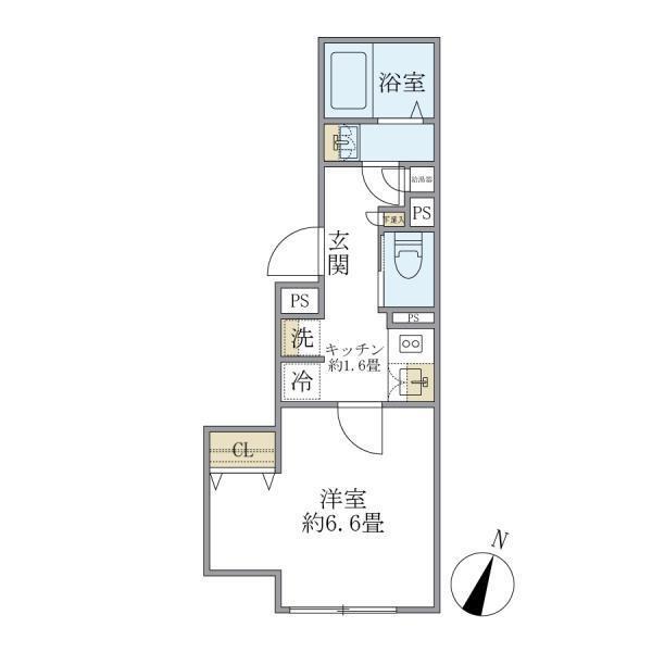 プラティーク中野坂上（302） 間取り図画像