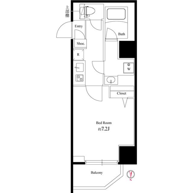 メインステージ錦糸町Ⅶラピス（0501） 間取り図画像