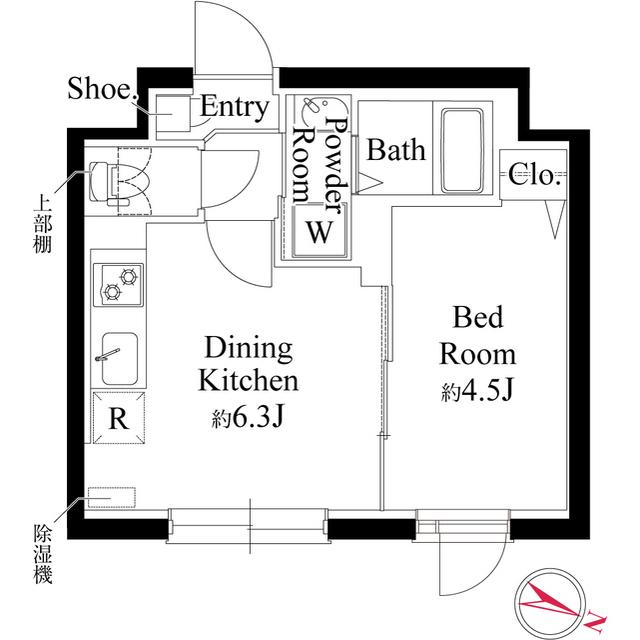エルファーロ西新宿五丁目Ⅲ（0002） 間取り図画像