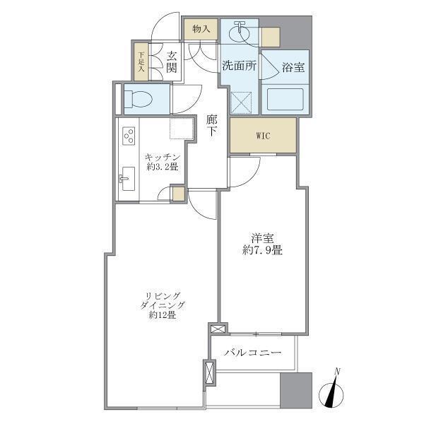 大崎ウエストシティタワーズＥＡＳＴ（704） 間取り図画像