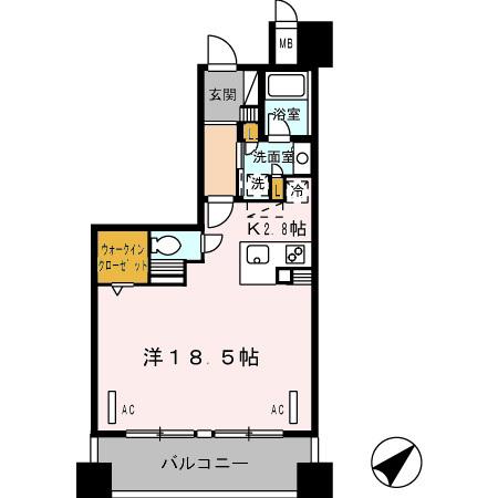 ロイヤルパークス豊洲（415） 間取り図画像