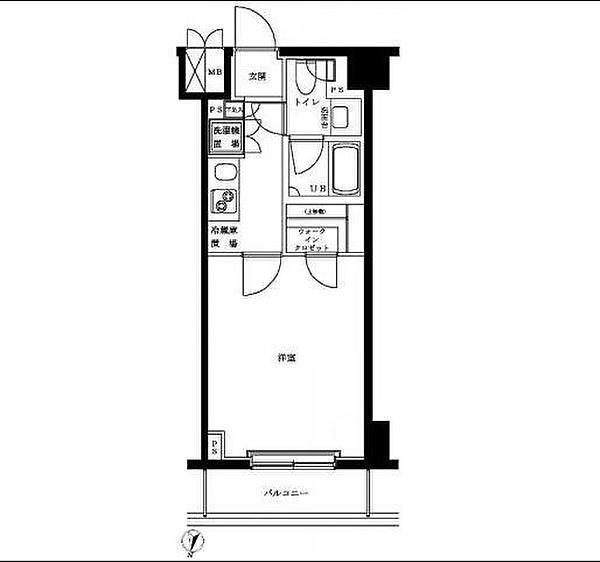 ルーブル清澄白河参番館（208） 間取り図画像