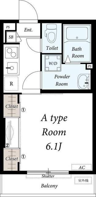 リブリ・外苑東四谷HOUSE 間取り図画像
