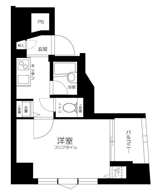 スカイコート神楽坂弐番館 間取り図画像