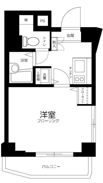 スカイコートヌーベル早稲田 間取り図画像
