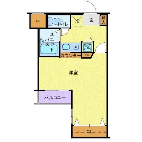 ロイヤルガーデン品川（507） 間取り図画像