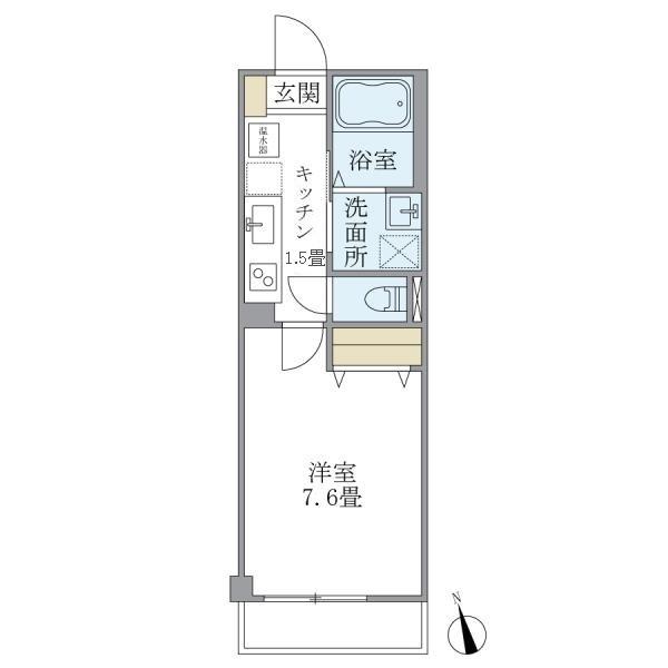 プレシャスカーサ　雑色（108） 間取り図画像