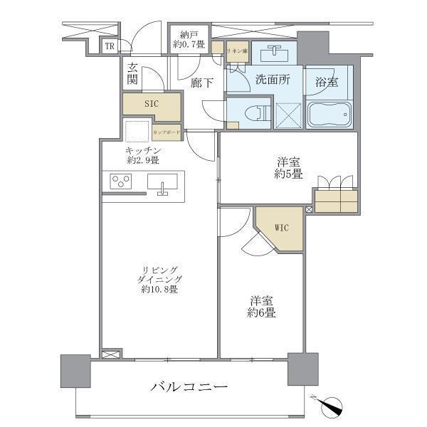 Ｂｒｉｌｌｉａ　ＴＨＥ　ＴＯＷＥＲ　ＴＯＫＹＯ　ＹＡＥＳＵ（2711） 間取り図画像