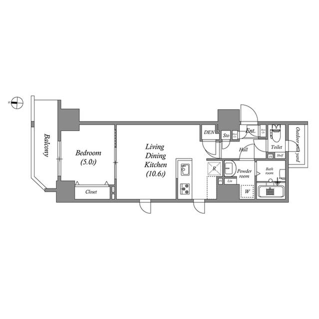 ＧＲＡＮ　ＰＡＳＥＯ両国（0403） 間取り図画像