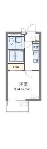 クレイノナカロクフォー（102） 間取り図画像