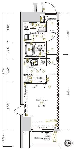ARKMARK蔵前（503） 間取り図画像