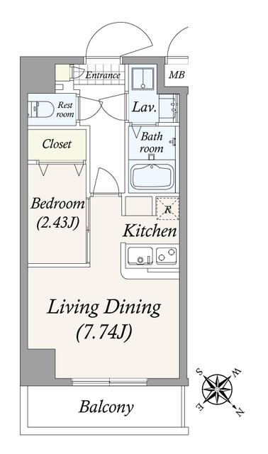 アルファコート曳舟（802） 間取り図画像