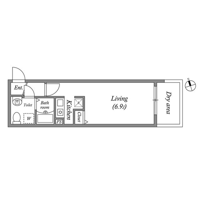 ＺＥＳＴＹ神楽坂Ⅱ（0305） 間取り図画像