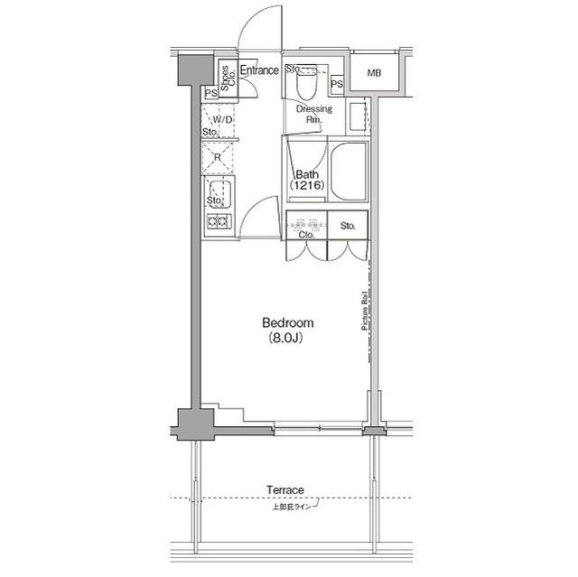 ザ・パークハビオ三軒茶屋テラス（105） 間取り図画像