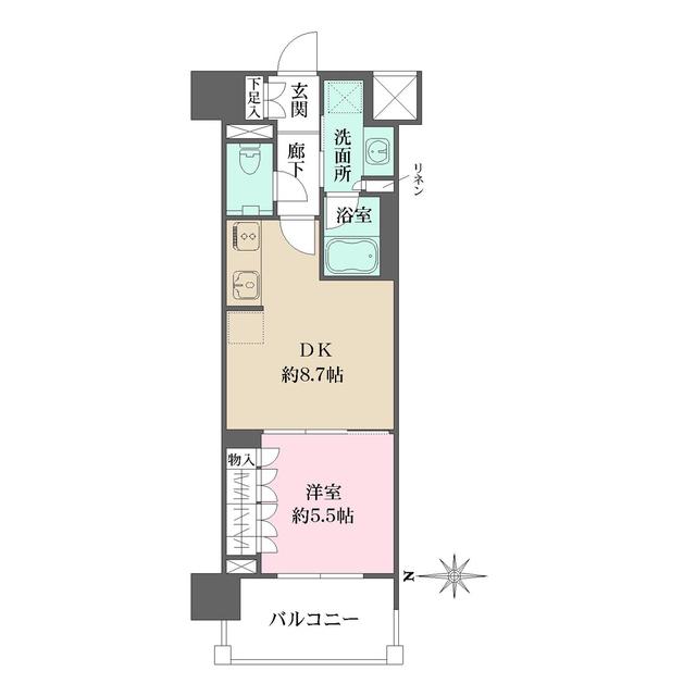 ザ・パークハウスアーバンス渋谷（704） 間取り図画像