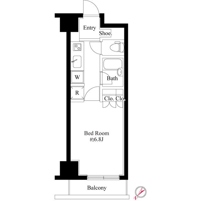 グランスイート銀座レスティモナーク（0603） 間取り図画像