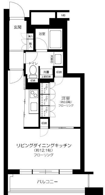 パークコート神宮前 間取り図画像