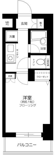 日神パレステージ三軒茶屋Ⅱ 間取り図画像