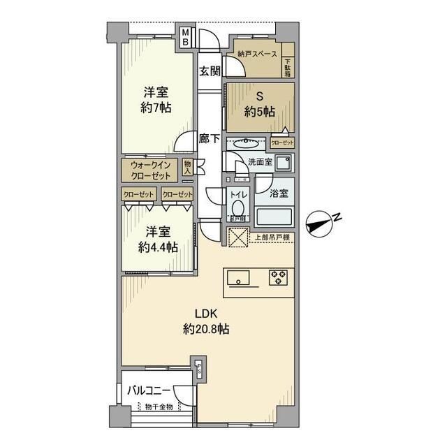 オープンレジデンシア広尾Ⅰ（208） 間取り図画像