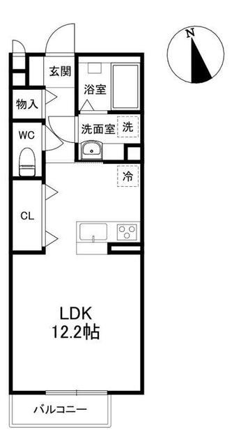 シャルマンハイム（201） 間取り図画像