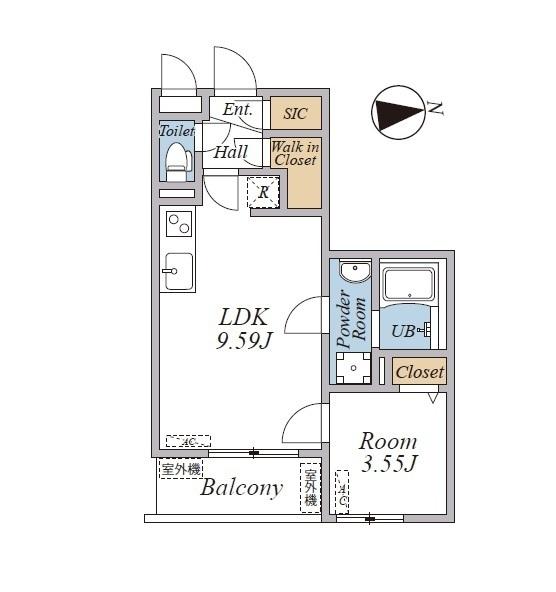 R-Residence南千束（PH1） 間取り図画像